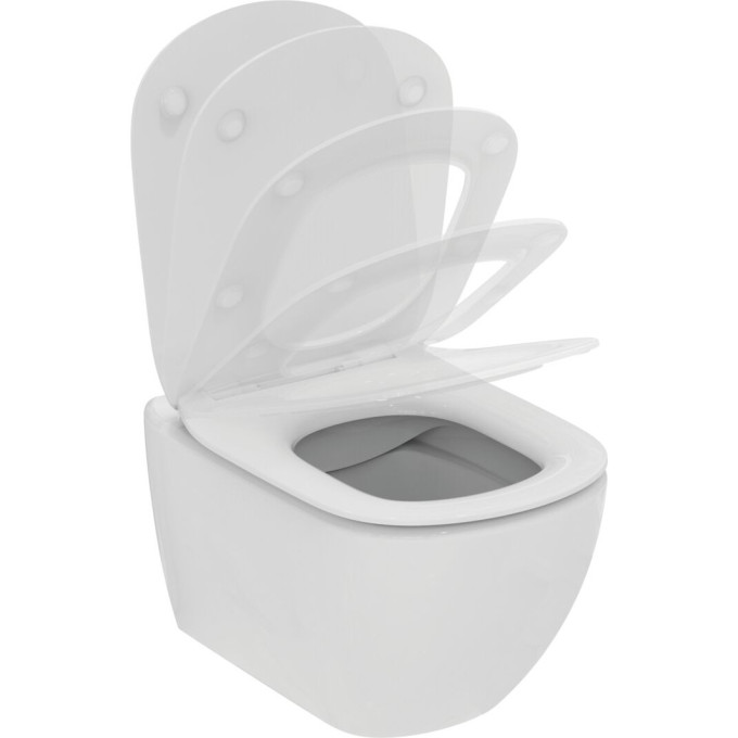 Унитаз подвесной IDEAL STANDARD TESI RIMLESS+ IS T536001